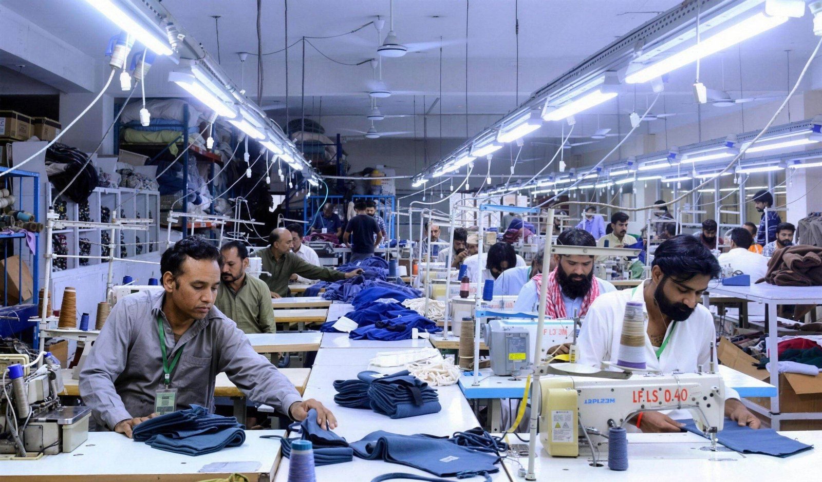 The ThreadlinkMFG team at the company's facility in Sialkot, Pakistan