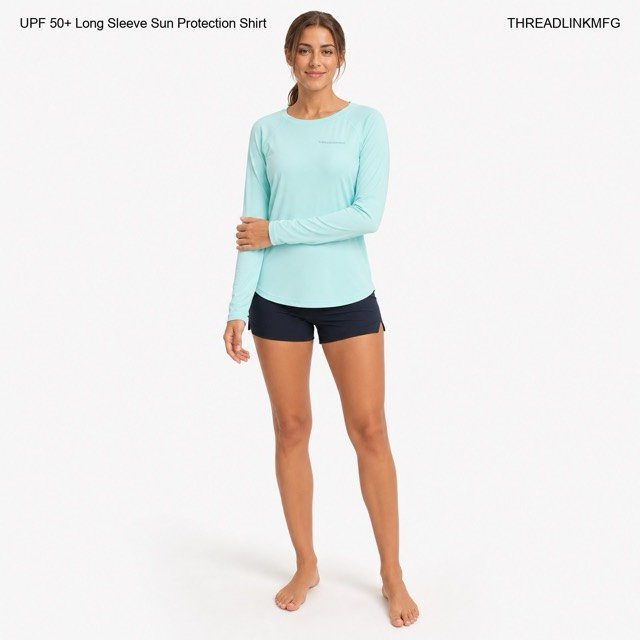 UPF 50+ Long Sleeve Sun Protection Shirt Women