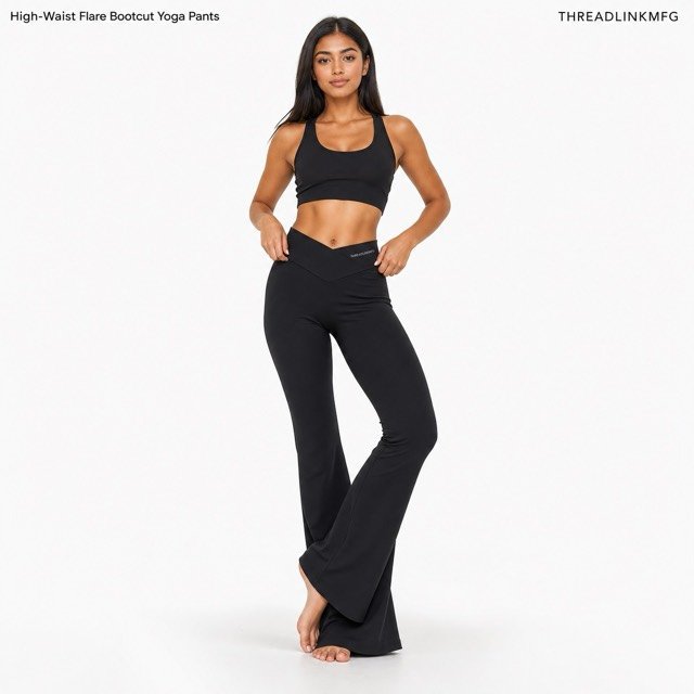 High-Waist Flare Bootcut Yoga Pants