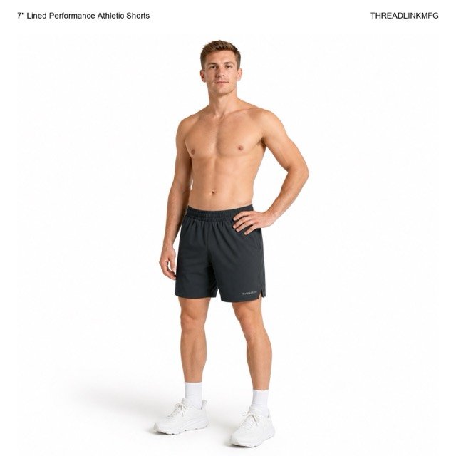 7 Inch Lined Performance Athletic Shorts