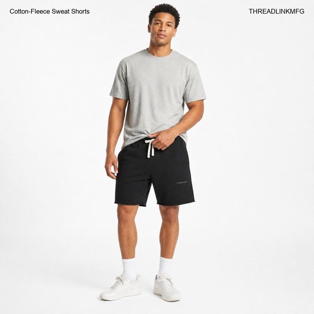 Cotton-Fleece Sweat Shorts