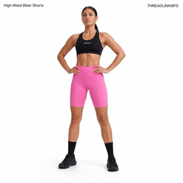 High-Waist Biker Shorts