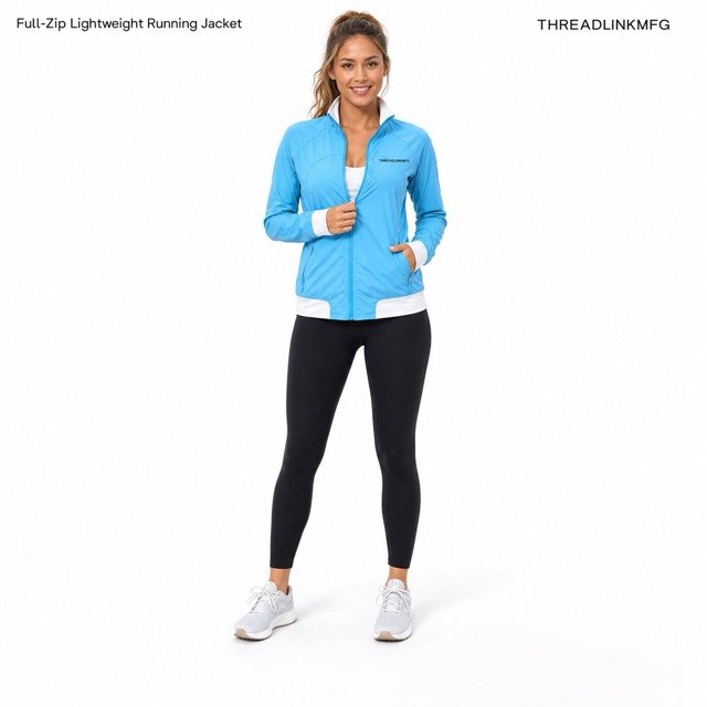 Full-Zip Lightweight Running Jacket